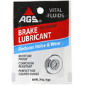 Ags Sil-Glyde Silicone Brake Lubricant, Pouch, 4 g, 100 BK-1